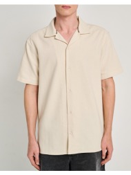 staff ocean man shirt short sleeve 100%co 61-201.055-ν0024 offwhite