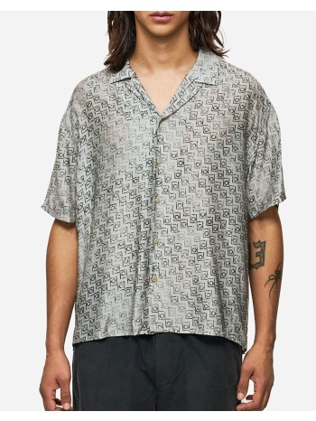 dirty laundry monogram silk shirt dlms000155-sand mixed σε προσφορά