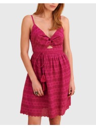 attrattivo φορεμα&ζωνη 100βαμβακι 9923560-fucsi fuchsia