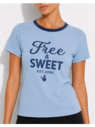 sugarfree mπλουζα 26812086-421 lightblue
