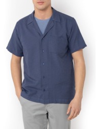the bostonians πουκαμισο φλαμα custom fit bayron custom fit 3blp2487-indigo indigo