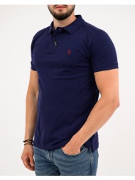 explorer μπλουζα polo basic 2621102000-ink royalblue