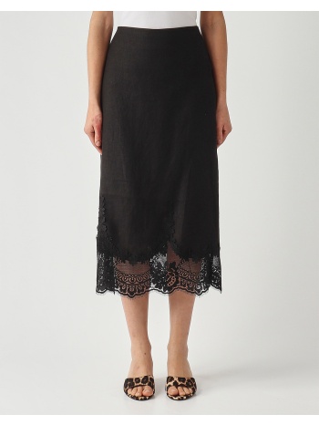 twinset φουστα 261tt2185-00006 black σε προσφορά