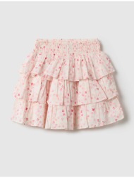 ovs aop skirt 2616603-white alyssum multi