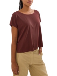 namaste μπλουζα lioren ss0726004-cacao chocolate