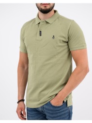 explorer μπλουζα polo basic 2621102000-light khaki olive