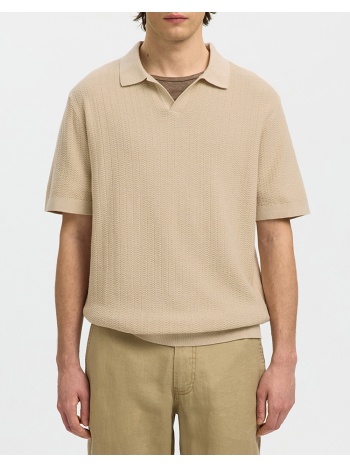 selected slhmattis ss linen blend struc polo noos σε προσφορά