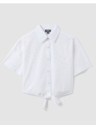 ovs blouse w/strass 2605844-brilliant white white
