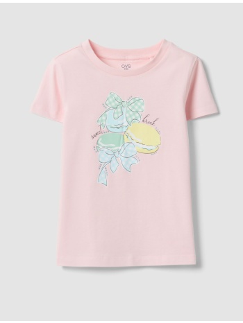ovs t-shirt 4/5 col + strass 2613047-blushing bride pink