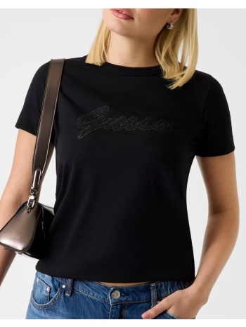 guess ss cn 3d guess script tee μπλουζα γυναικειο σε προσφορά
