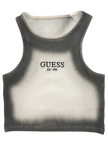 guess rib sl tank top μπλουζα παιδικο girl j6gi22kcsk4-jblk σε προσφορά