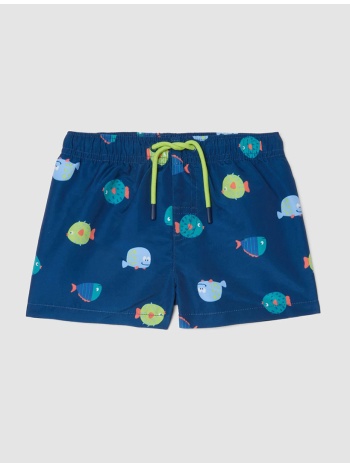 ovs swim short aop 2564442-estate blue blue