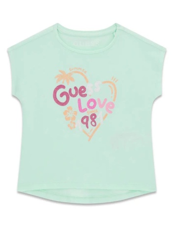 guess high low ss t-shirt μπλουζα παιδικο girl σε προσφορά