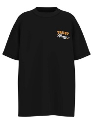 guess gmt dye oversize ss t-shirt μπλουζα παιδικο boy l6gi17k8hm4-jblk jetblack