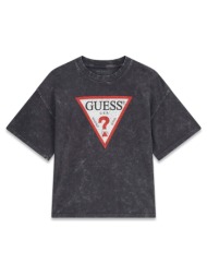 guess gmt dye oversize ss t-shirt μπλουζα παιδικο boy l6gi18k8hm4-jblk jetblack