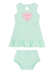 guess set sl dress+pantie φορεμα παιδικο girl a6gk07k6yw4-g7fk lightgreen