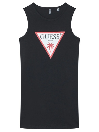 guess jersey sl dress φορεμα παιδικο girl j6gk25ja914-jblk σε προσφορά