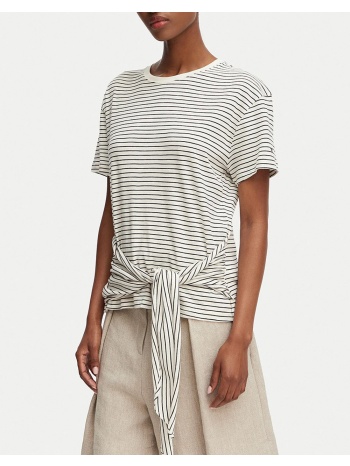 tommy hilfiger co slub knot ss tee ww0ww49256-04r multi σε προσφορά
