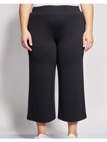 parabita βισκόζ cropped παντελόνα 002510286677-002 black