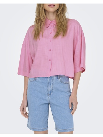 only onlastrid life 2/4 crop shirt wvn noos σε προσφορά
