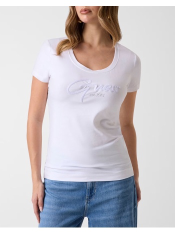 guess ss cn guess script tee μπλουζα γυναικειο σε προσφορά
