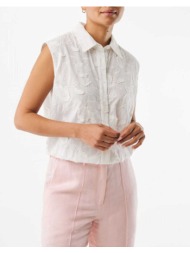 mexx 3d flower blouse mf006103261w-110601 white