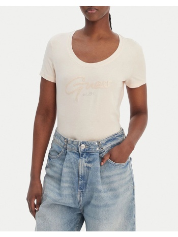 guess ss cn guess script tee μπλουζα γυναικειο σε προσφορά