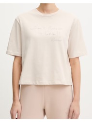 guess sophie cn ss t-shirt μπλουζα γυναικειο v6ri09i3z14-g012 cream