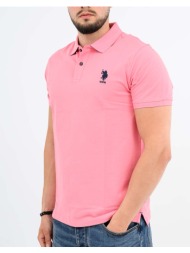 us polo assn flyn 000272 cbp5 pack of 50 polo ss ανδρικο us43197004p50-205 pink