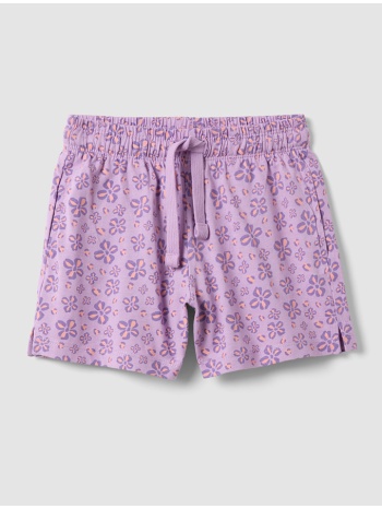 ovs short w/slit aop 4/5col 2688310-sheer lilac lilac