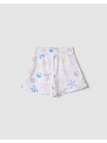 ovs aop short f.terry 2699482-brilliant white white