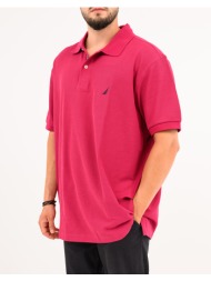 nautica μπλουζα πολο κμ cabin b&t polo shirt 3ncn1cr0125-804 fuchsia