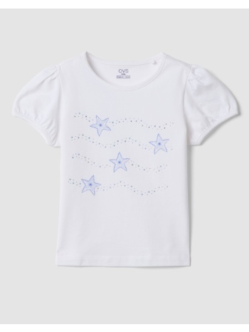 ovs t-shirt with embro 2680757-brilliant white white