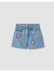 ovs denim short 2654449-light blue denimblue