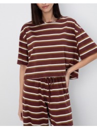 toi-moi μπλουζα 80-6796-126-striped brown