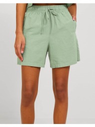 jjxx jxamy linen blend shorts wvn sn 12225232-loden frost green