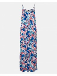 vero moda vmussi s/l ankle dress wvn btq 10290480-skydiver multi