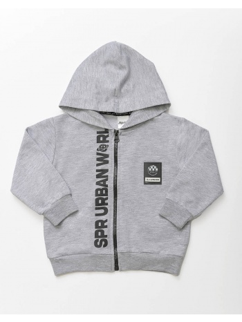 sprint jacket baby boy 231-1050-s203 gray σε προσφορά