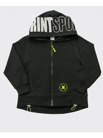 sprint jacket junior girl 231-4059-s200 black σε προσφορά