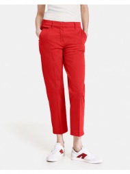 gerry weber pant leisure cropped 822030-67712-60699 valentinered