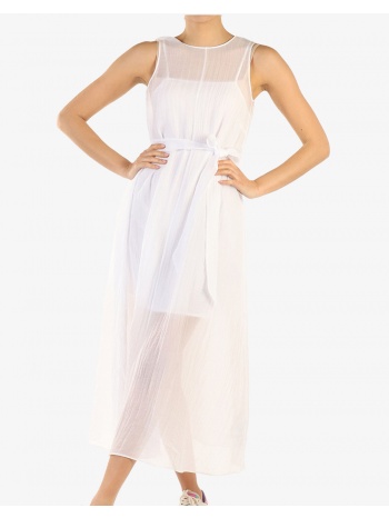 armani exchange vestito 3rya32yn3kz-1000 white σε προσφορά