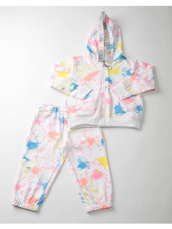 sprint set baby girl with trousers 231-2022-s100 white σε προσφορά