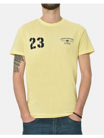 vinson maverik t-shirt 104386-pale banana yellow σε προσφορά