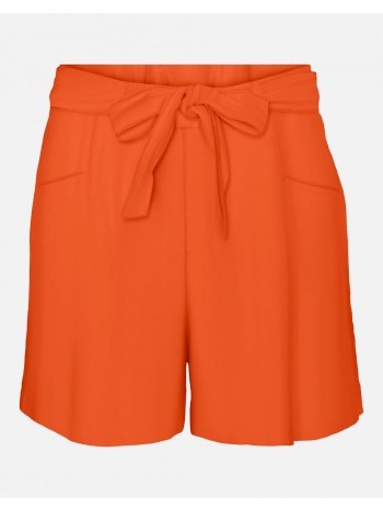 vero moda vmthea shorts wvn lcs 10287668-scarlet ibis orange σε προσφορά