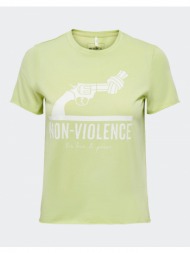 only onlnon violence s/s top box jrs 15293588-sunny lime lime