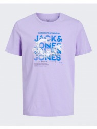 jack&jones jcobooster tee ss crew neck may 23 jnr 12239537-lavender lilac