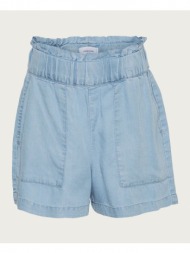 vero moda vmharper loose shorts ga girl 10283856-light blue denim denimlightblue
