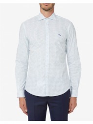 harmont & blaine camicia uomo in cotone cnj026012384i-633 turquoise