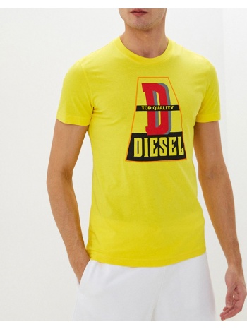 diesel t-diegor-k61 t-shirt a103760grai-295 yellow