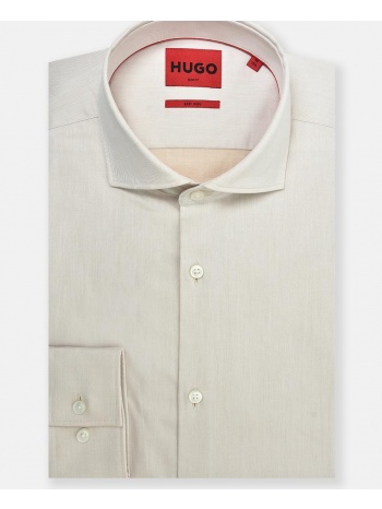 hugo boss πουκαμισο kason 50482056-274 biege